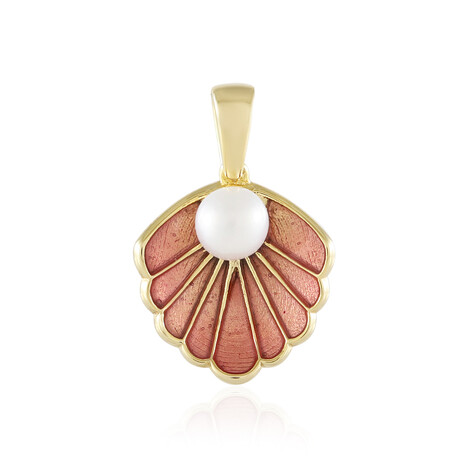 Zilveren hanger met een Witte zoetwater kweekparel (Adela Silber)