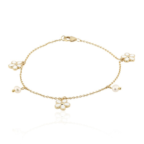 Süßwasserzuchtperlen-Silberarmband