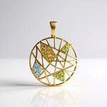 Ciondolo in argento con Citrino (Ornaments by de Melo)