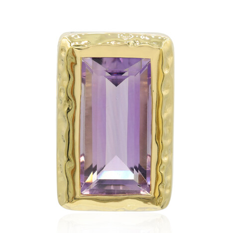 Ciondolo in argento con Ametista Rose de France (MONOSONO COLLECTION)