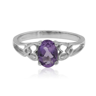 Anello in argento con Ametista