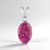 Ciondolo in argento con Cobalto Calcite (Bali Barong)
