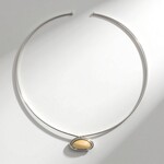 Collana girocollo in argento con Madreperla