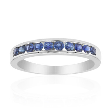 Blauer Ceylon-Saphir-Goldring