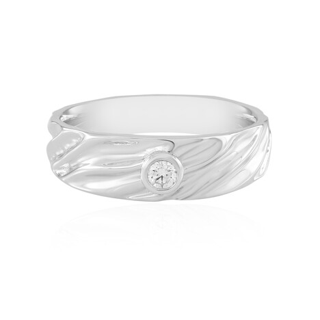 IF (G) Diamond Silver Ring (de Melo Essence)