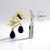Orecchini in argento con Iolite (Gems en Vogue)
