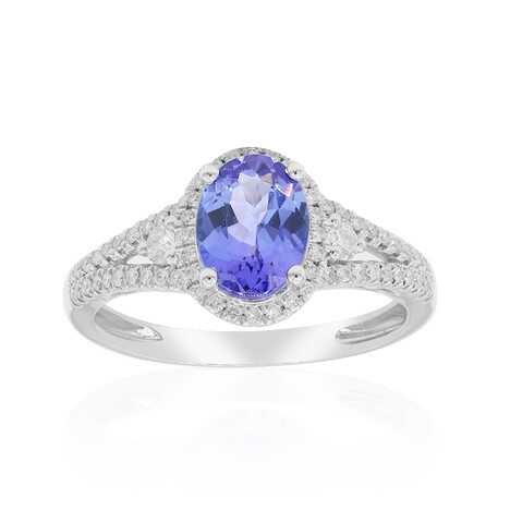 AAA-Tansanit-Goldring