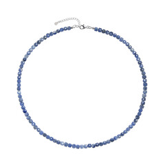 Collier en argent et Disthène