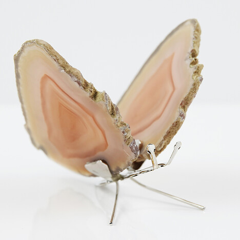 Messing accessoire met Oranje agaten