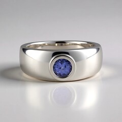 Anello in argento con Tanzanite
