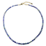 Collar en plata con Tanzanita sin calentar