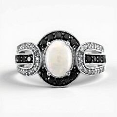 Anello in oro con Opale Australiano