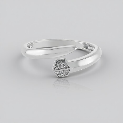 Anello in argento con Diamante I2 (I) (de Melo)