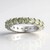 Anello in argento con Ametista Verde