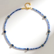 Collar en plata con Cianita de Nepal
