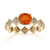 Bague en or et Saphir orange de Ban Ka Cha
