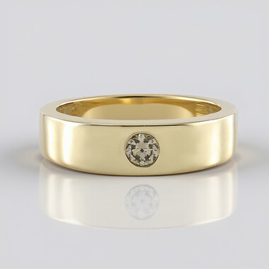 VS2 Schokoladen-Brillant-Goldring