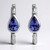 Orecchini in oro con Tanzanite AAA