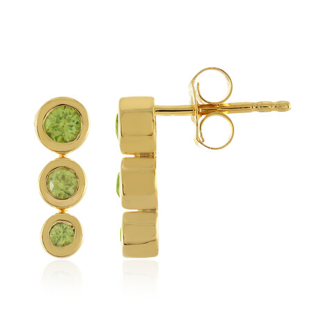 Zilveren oorbellen met Sfeenkristallen