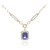 Collar en oro con Tanzanita AAA (CIRARI)