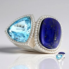 Anello in argento con Lapislazzuli