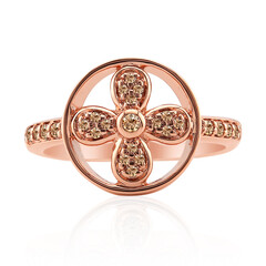 Anello in oro con Diamante Rose de France SI1 di Argyle