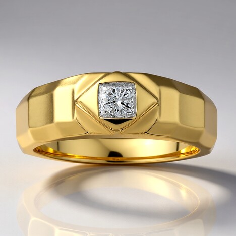 Anello in oro con Diamante IF (D) (Annette)