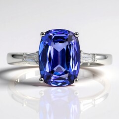 Anello in oro con Tanzanite AAA (CIRARI)