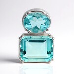 Ciondolo in argento con Fluorite Braldu (Pallanova)