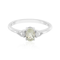 Anello in argento con Ametista Verde
