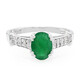 Bague en argent et Emeraude de Bahia