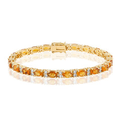 Bracciale in argento con Citrino Madeira