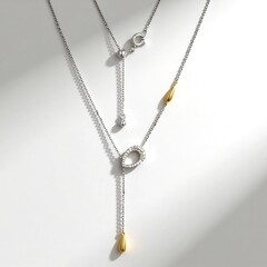Collana in argento con Zircone