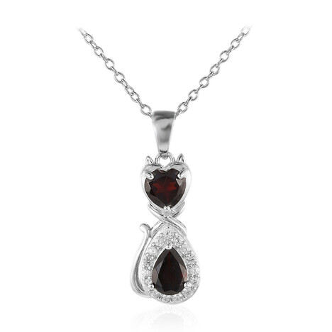 Collana in argento con Granato