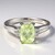 Anello in argento con Prehnite