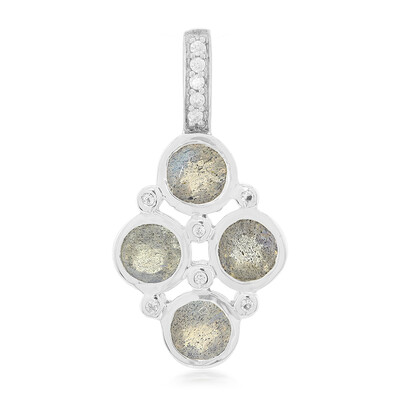 Ciondolo in argento con Spectrolite