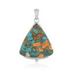 Edelstein-Silberanhänger