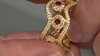 Anillo en plata con Espinela roja noble (de Melo Essence)