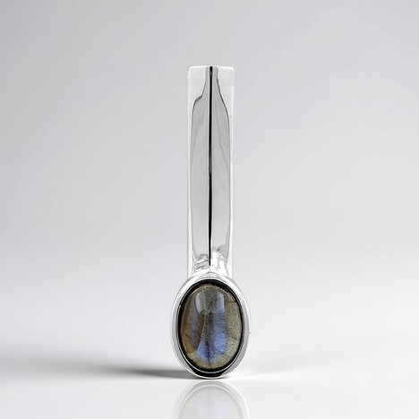 Ciondolo in argento con Labradorite (MONOSONO COLLECTION)