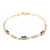 Bracciale in oro con Tanzanite AAA (CIRARI)