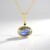 Collana in argento con Labradorite Blu Maniry (KM by Juwelo)