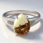 Bague en argent et Magnésite