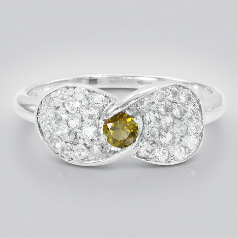 Anello in argento con Tormalina Cuprian