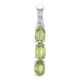 Pendentif en argent et Saphir du Mozambique