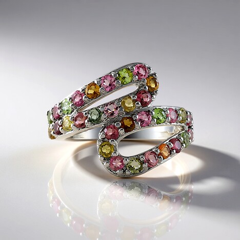 Anello in argento con Tormalina