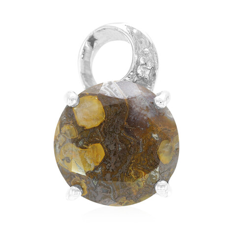 Ciondolo in argento con Quarzo Dinosauro