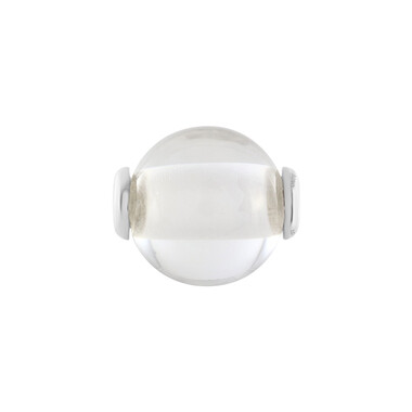 Colgante en plata con Cuarzo blanco (MONOSONO COLLECTION)