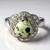 Anello in argento con Diaspro Dalmata