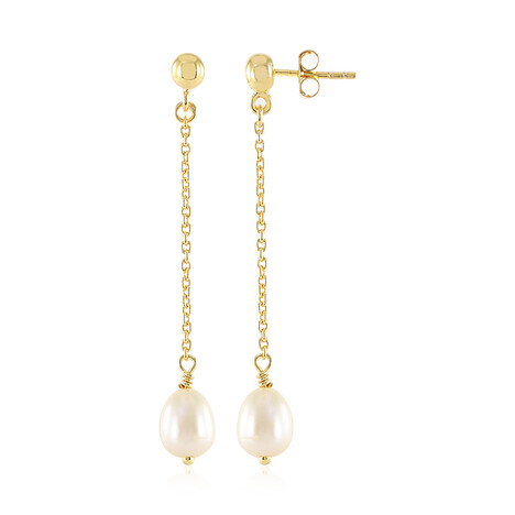 Boucles d'oreilles en argent et Perle de culture d'eau douce