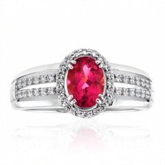 9K Nigerian Rubellite Gold Ring (Mark Kaufman)